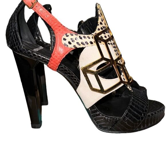 Pierre Hardy heels RARE Summer 2019 Size 7 (37) Nearly New Condition GORGEOUS - Picture 2 of 13